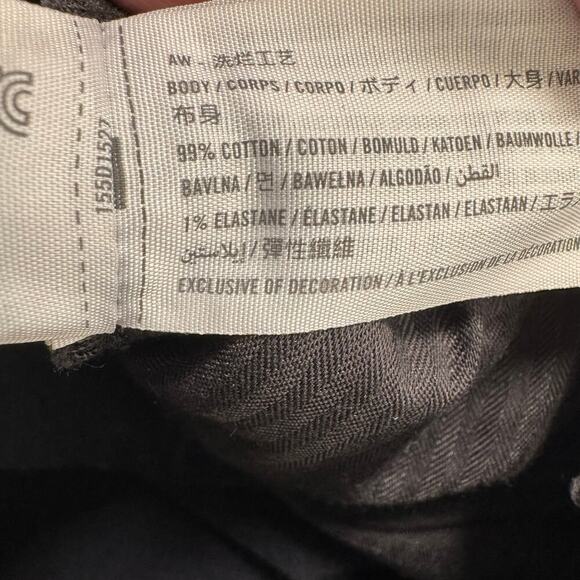 Abercrombie & Fitch Women Black Distressed The 90s High Rise Straight Jeans 27/4 - Picture 8 of 9